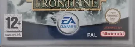 Medal of Honor: Frontline, the PEGI square on its front