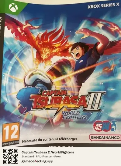 Captain Tsubasa 2: World Fighters Xbox Series X, France box front