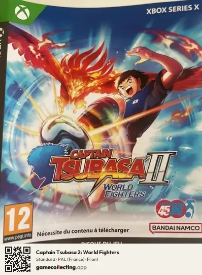 Captain Tsubasa 2: World Fighters Xbox Series X, France box front