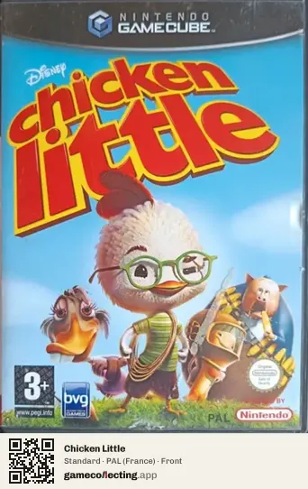 Chicken Little Nintendo GameCube, France box front