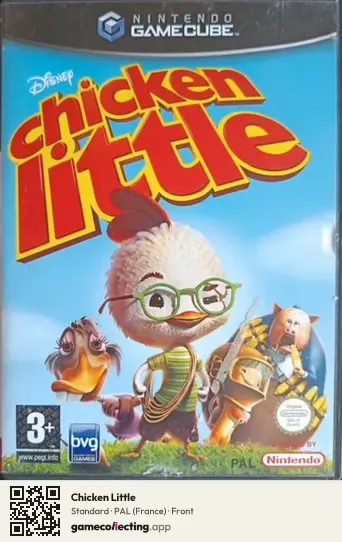 Chicken Little Nintendo GameCube, France box front
