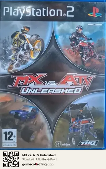 MX vs. ATV Unleashed PlayStation 2, Italy box front