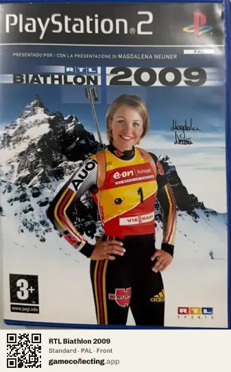RTL Biathlon 2009 PlayStation 2, PAL box front