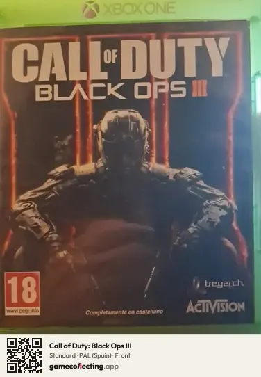 Call of Duty: Black Ops III Xbox One, Spain box front