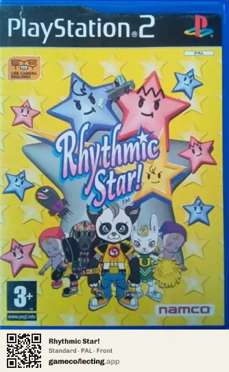 Rhythmic Star! PlayStation 2, PAL box front