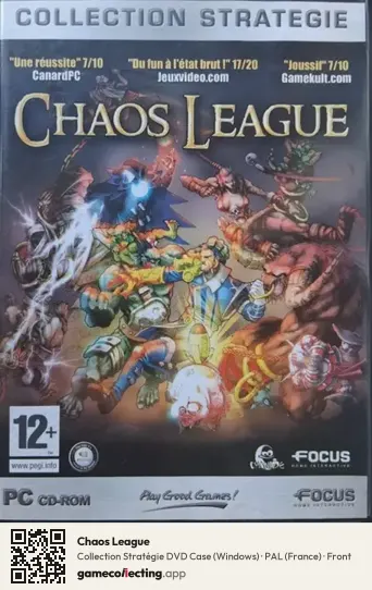 Chaos League Computer, France box front