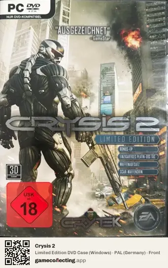 Crysis 2 Computer, Germany box front
