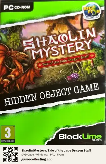 Shaolin Mystery: Tale of the Jade Dragon Staff Computer, PAL box front