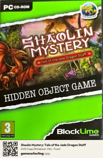 Shaolin Mystery: Tale of the Jade Dragon Staff Computer, PAL box front