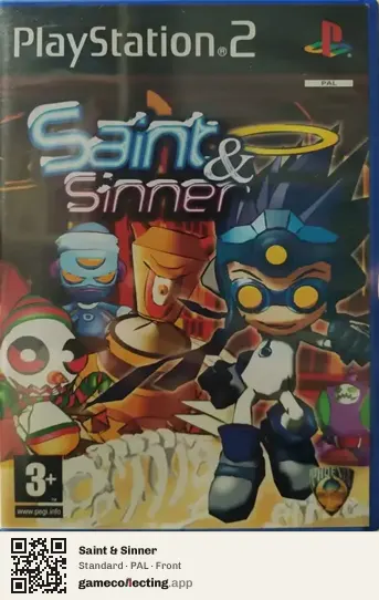 Saint & Sinner PlayStation 2, PAL box front