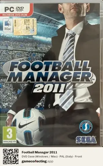 Football Manager 2011 Computer, Italy box front