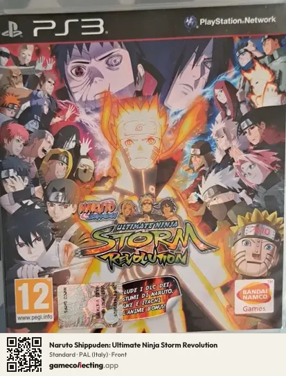 Naruto Shippuden: Ultimate Ninja Storm Revolution PlayStation 3, Italy box front