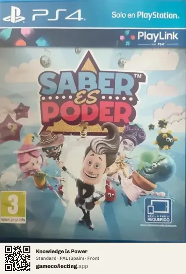 Knowledge Is Power PlayStation 4, Spain box front