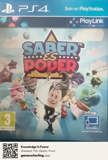 Knowledge Is Power PlayStation 4, Spain box front