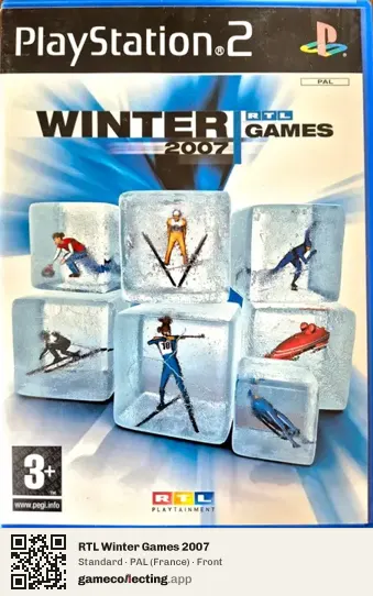 RTL Winter Games 2007 PlayStation 2, France box front