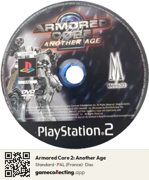 Armored Core 2: Another Age PlayStation 2, PAL disc
