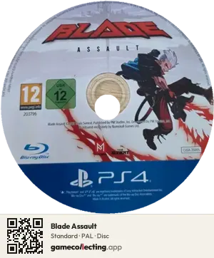 Blade Assault PlayStation 4, PAL disc