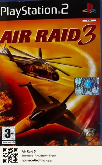 Air Raid 3 PlayStation 2, Italy box front
