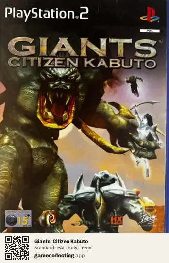 Giants: Citizen Kabuto PlayStation 2, Italy box front