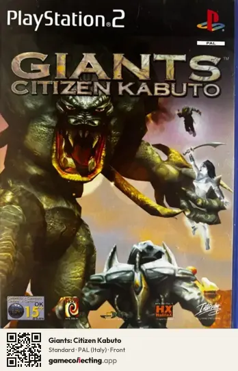 Giants: Citizen Kabuto PlayStation 2, Italy box front