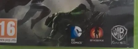 Injustice: Gods Among Us, the PEGI square on its front
