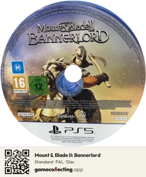 Mount & Blade II: Bannerlord PlayStation 5, PAL disc