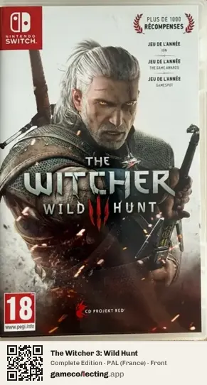 The Witcher 3: Wild Hunt Nintendo Switch, France box front