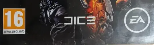 Battlefield 3, the PEGI square on its front
