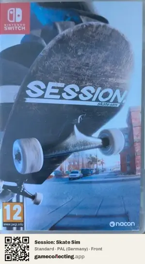 Session: Skate Sim Nintendo Switch, Germany box front