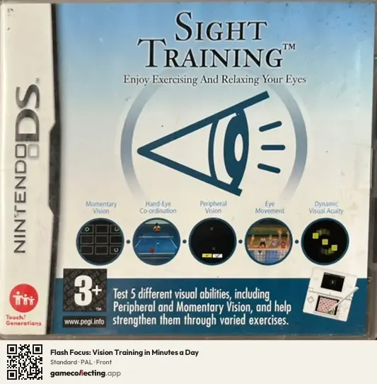 Flash Focus: Vision Training in Minutes a Day Nintendo DS, PAL box front