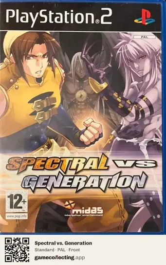 Spectral vs. Generation PlayStation 2, PAL box front