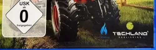 Pure Farming 2018, the USK square on its front
