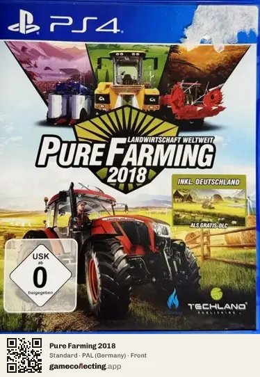 Pure Farming 2018 PlayStation 4, Germany box front