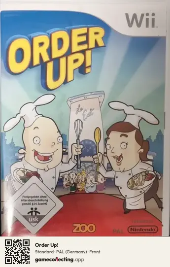Order Up! Nintendo Wii, Germany box front