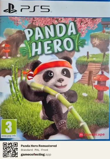 Panda Hero Remastered PlayStation 5, PAL box front
