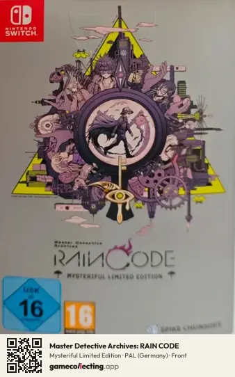 Master Detective Archives: RAIN CODE Nintendo Switch, Germany box front
