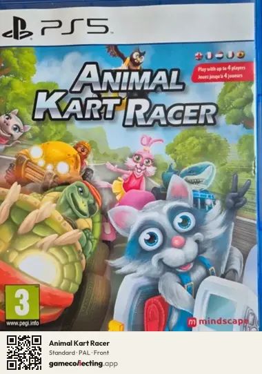 Animal Kart Racer PlayStation 5, PAL box front