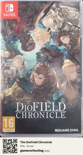 The DioField Chronicle Nintendo Switch, PAL box front