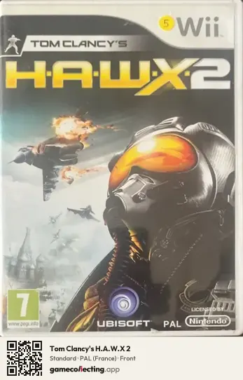 Tom Clancy's H.A.W.X 2 Nintendo Wii, France box front