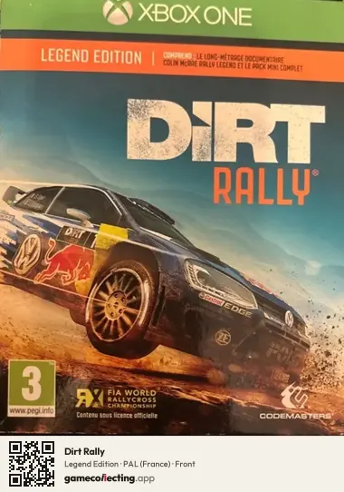 Dirt Rally Xbox One, France box front