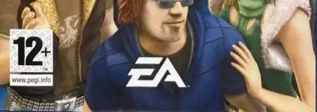 The Sims 2, the PEGI square on its front