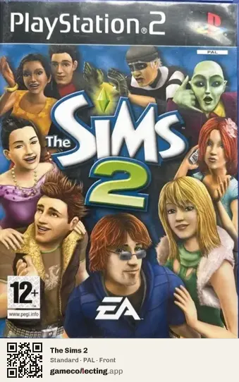 The Sims 2 PlayStation 2, PAL box front