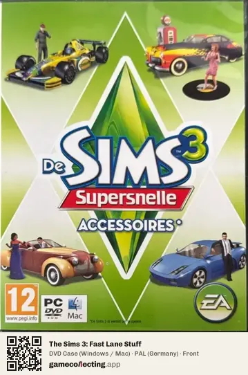 The Sims 3: Fast Lane Stuff Computer, Germany box front