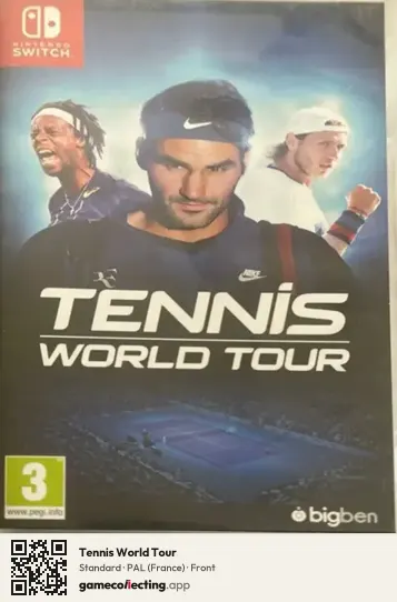 Tennis World Tour Nintendo Switch, France box front