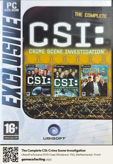 The Complete CSI: Crime Scene Investigation Computer, Netherlands box front