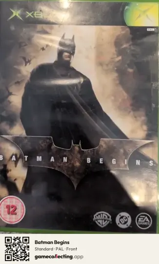 Batman Begins Xbox, PAL box front