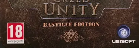 Assassin's Creed: Unity, the PEGI square on its front