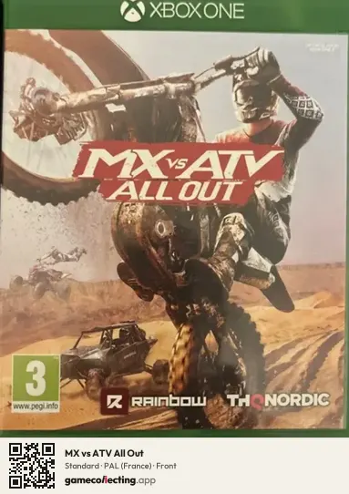 MX vs ATV All Out Xbox One, France box front