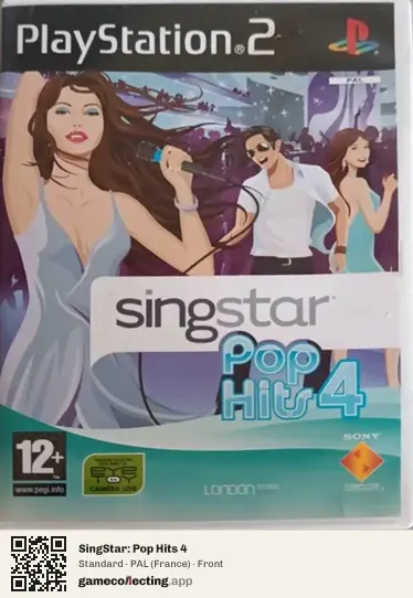 SingStar: Pop Hits 4 PlayStation 2, France box front