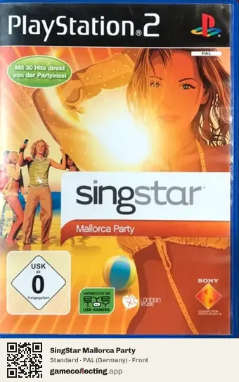 SingStar Mallorca Party PlayStation 2, Germany box front
